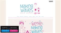 Desktop Screenshot of makingwavesswimschool.net